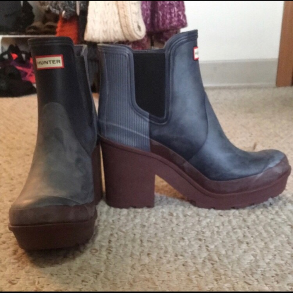 Hunter boot heels